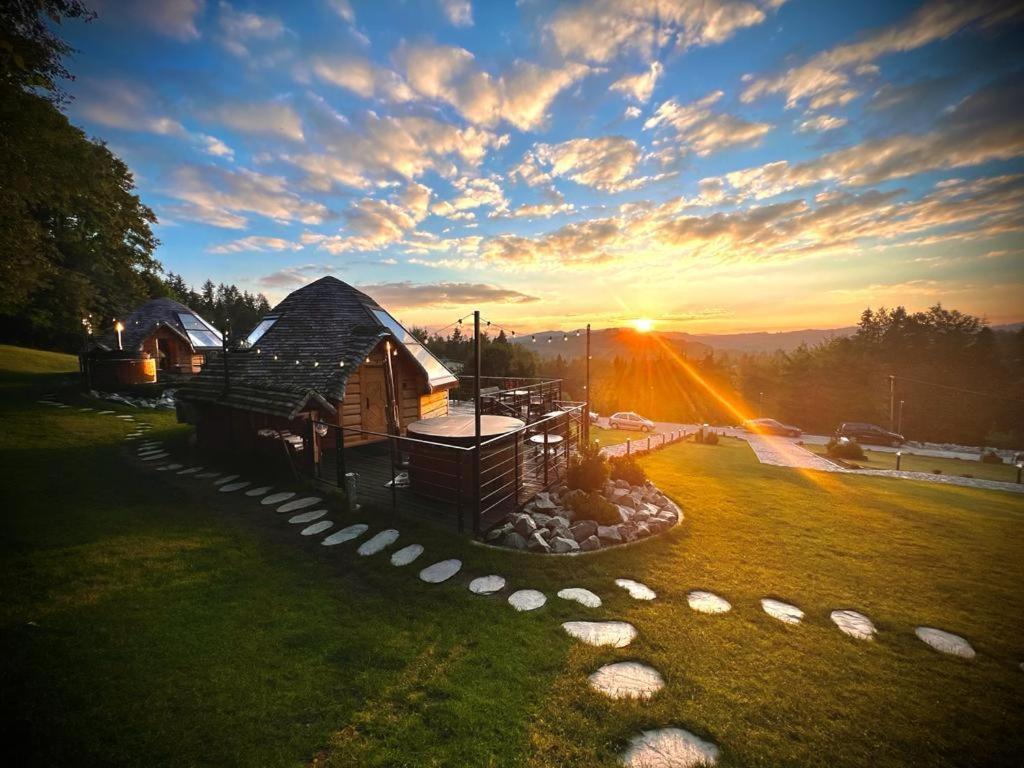 Osada Poli Koniakow - Panoramiczny Domek Nr 1 Z Prywatna Balia I Hydromasazem Koniaków Exterior foto
